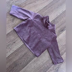 Toddler Mauve Mock Neck Top 12/18 Month